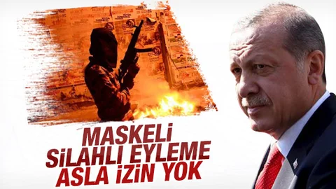 Maskeli eylemlere artık izin yok