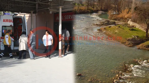 Babasıyla Irmağa Giren Genç Boğuldu