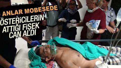 Mersin'de 1 kişinin öldüğü terör saldırısı kamerada