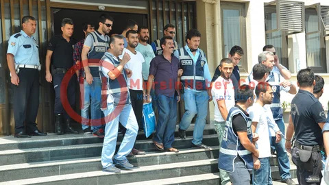 Gözaltına alınan 21 kişi adliyeye sevk edildi