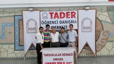 TADER'DEN Öğrenciye hizmet