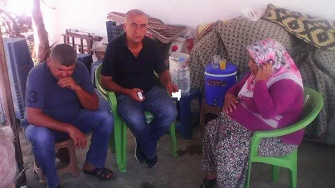 Kaçırılan polisin ailesi