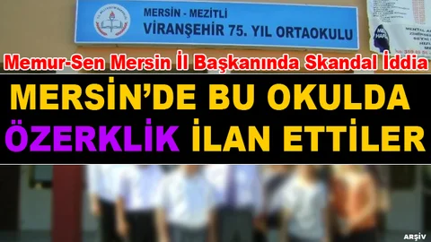 Mersin'de Bir Okulda Özerklik İlan Edildiği İddiası