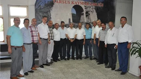 MESOB BAŞKANI  DİNÇER’DEN TARSUS KAYMAKAMINA ZİYARET