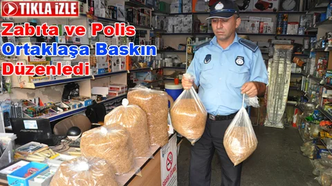 Tarsus’ta Kaçak Sigara Ve Tütün Operasyonu