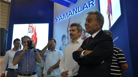 Kocaoğlu, Yamanlar stantına ziyaret etti