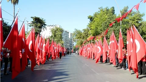Antalya'da 30 Ağustos Zafer Bayramı kutlamaları