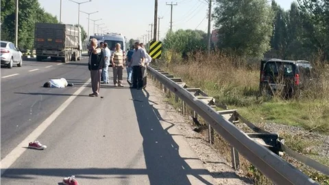 Karşıdan karşıya geçmek isterken canından oldu