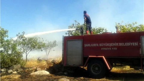 Siverek'te iki ayrı yangın çıktı
