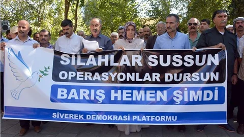 Siverek Demokrasi Platformu'ndan barış açıklaması