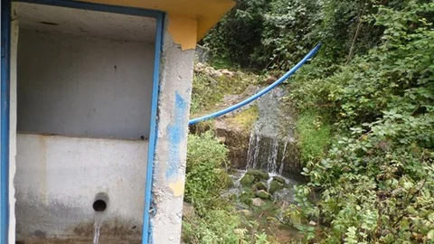 Bekbele Mahallesi dağdan gelen suya kavuştu