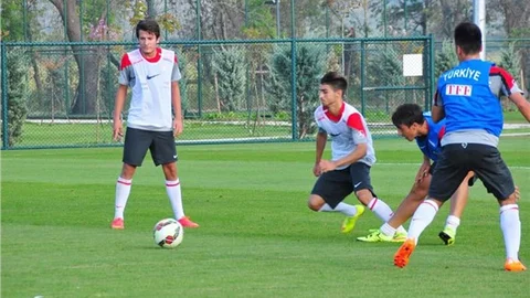 U19 Milli Futbol Takımı Belçika maçı hazırlıklarına başladı