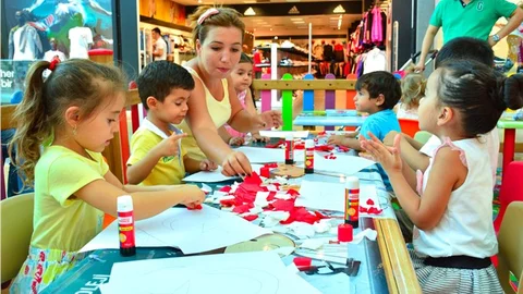 En güzel bayrağı çocuklar yaptı