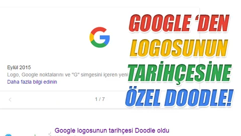 Google Logosunun Tarihini Merak Edenler? Geçmişi Google logosunun tarihçesi (History Brand of Google Logo)