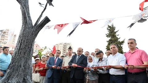 Şehit Barış Akkabak’ın adını taşıyan parkın açılışında duygusal anlar yaşandı