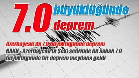 Azerbaycan'da 7.0 Büyüklüğünde Deprem Meydana Geldi
