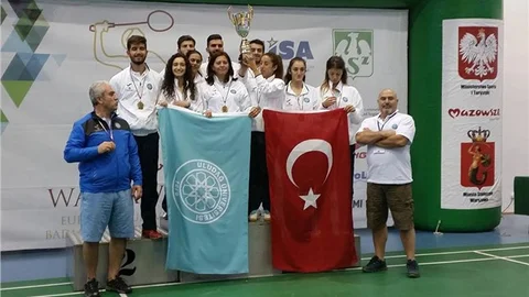 Badminton takımı Avrupa şampiyonu oldu