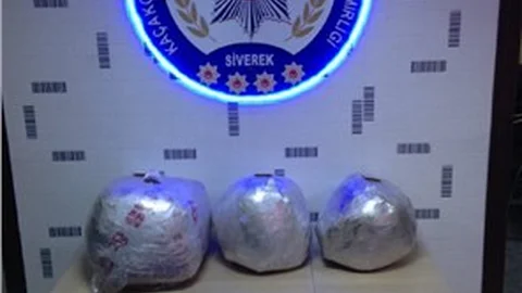 Siverekte 31 kilo esrar ele geçirildi, 3 zanlı tutuklandı