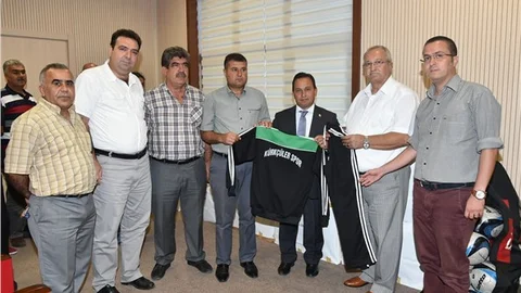 Sarıçam Belediyesi’nden amatör spor kulüplerine malzeme yardımı