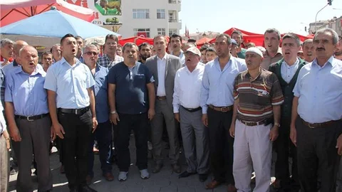 Hakkari’deki terör saldırısı, Yozgat’ın ilçelerinde de protesto edildi