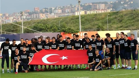 Trabzonspor’dan teröre tepki, şehitlere saygı