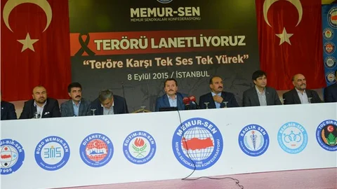 Memur-Sen Genel Başkanı Ali Yalçın, terörü kınamak yerine basını hedef aldı