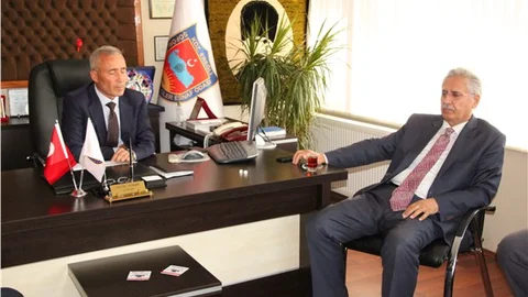 Kaymakam Madenoğlu'ndan şoförler odasına ziyaret