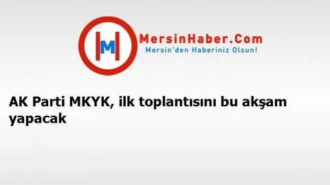 AK Parti MKYK, ilk toplantısını bu akşam yapacak
