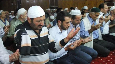 Bafra Çarşı Camii'nde şehit düşen polis ve askerler için mevlit okutuldu