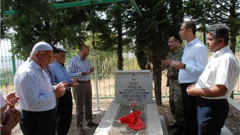 Adıyamanlı şehit er mezarı başında anıldı