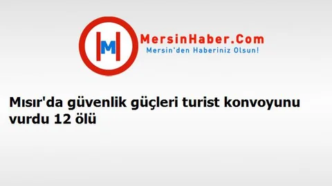 Mısır'da güvenlik güçleri turist konvoyunu vurdu 12 ölü