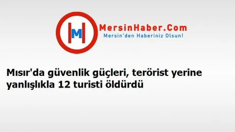 Mısır'da güvenlik güçleri, terörist yerine yanlışlıkla 12 turisti öldürdü