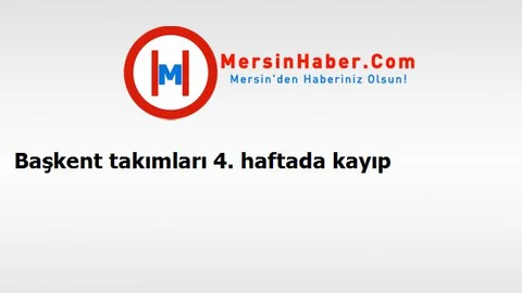 Başkent takımları 4. haftada kayıp
