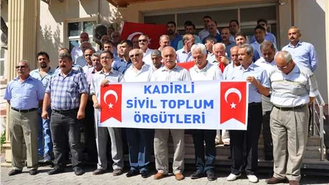 Kadirli’de 40 sivil toplum kuruluşu terörü kınadı