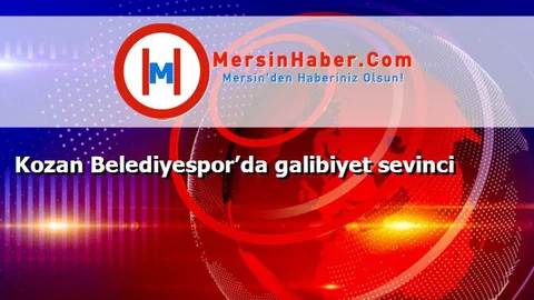 Kozan Belediyespor’da galibiyet sevinci
