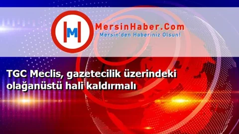 TGC Meclis, gazetecilik üzerindeki olağanüstü hali kaldırmalı