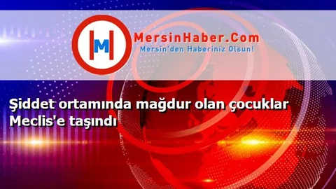 Şiddet ortamında mağdur olan çocuklar Meclis'e taşındı