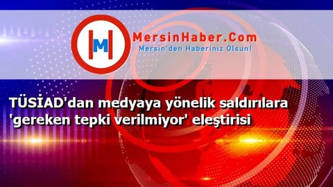TÜSİAD'dan medyaya yönelik saldırılara 'gereken tepki verilmiyor' eleştirisi