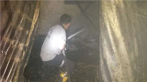 Elazığ'da korkutan yangın