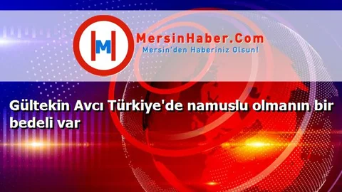 Gültekin Avcı Türkiye'de namuslu olmanın bir bedeli var
