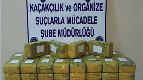 Kırşehir'de piyasa değeri 2 milyon TL olan uyuşturucu ele geçirildi