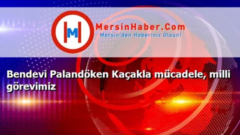 Bendevi Palandöken Kaçakla mücadele, milli görevimiz