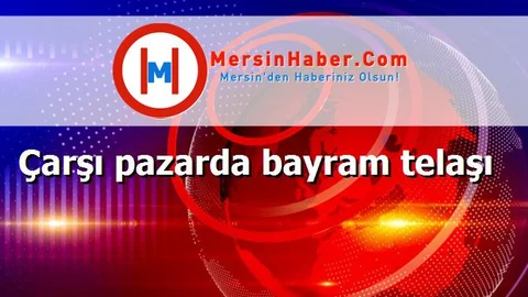 Çarşı pazarda bayram telaşı