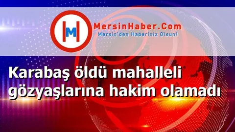Karabaş öldü mahalleli gözyaşlarına hakim olamadı