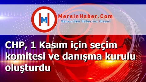CHP, 1 Kasım için seçim komitesi ve danışma kurulu oluşturdu