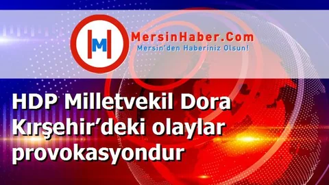 HDP Milletvekil Dora Kırşehir’deki olaylar provokasyondur
