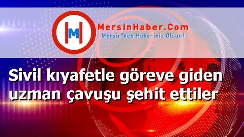 Sivil kıyafetle göreve giden uzman çavuşu şehit ettiler