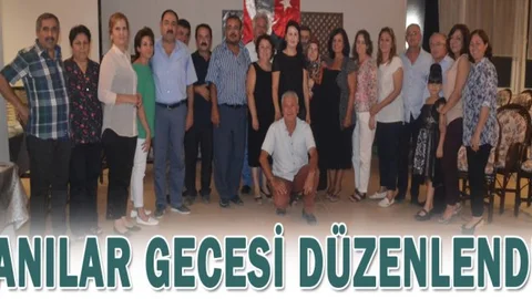 Anılar Gecesi Düzenlendi