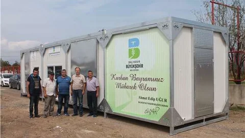 Bandırma’ya mobil kurban kesim merkezi