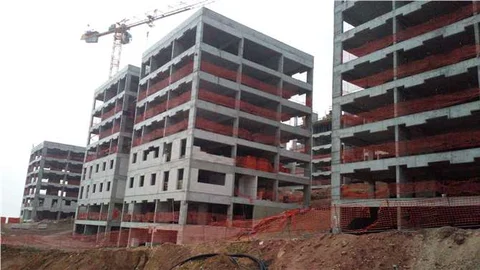 Soma 301 Madenci Evleri inşaatı devam ediyor